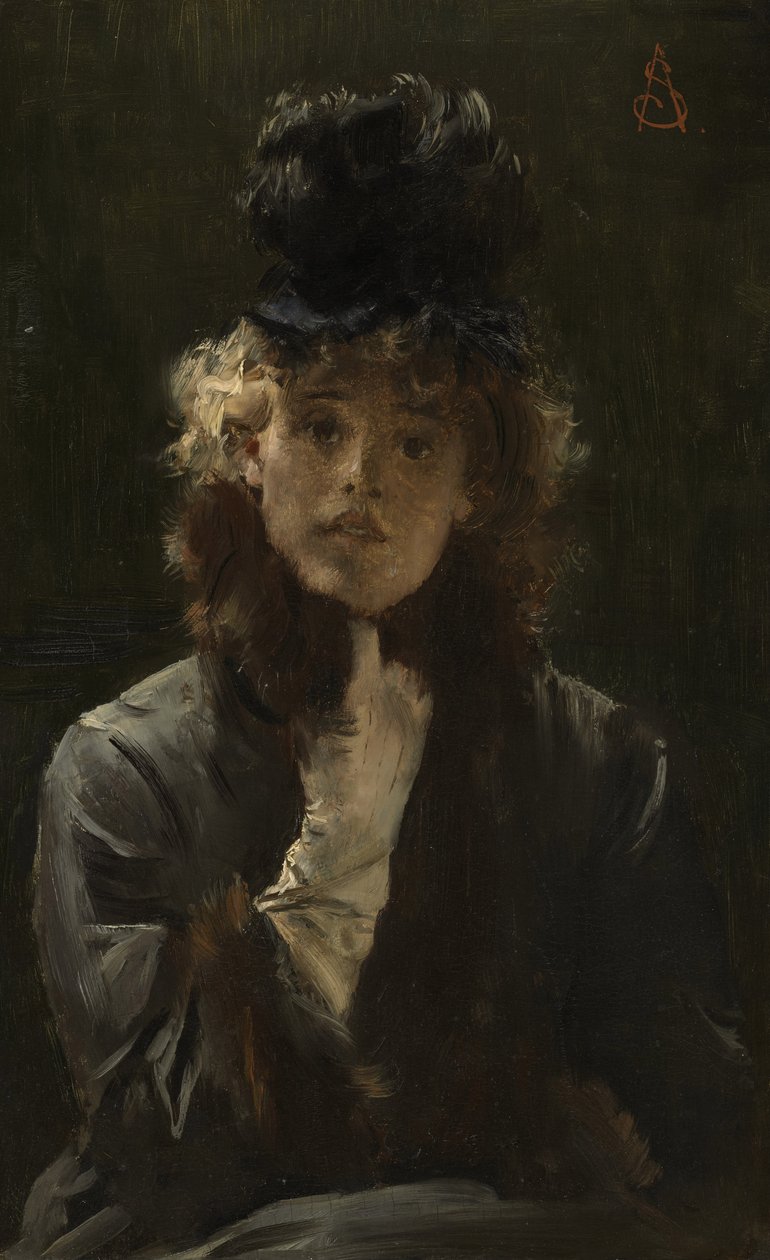 De Parijse Sfinx, ca. 1880 door Alfred Emile Stevens