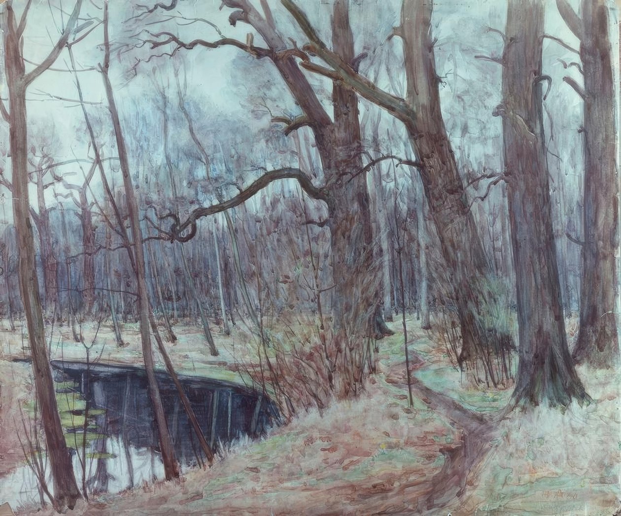 Leipziger Aue door Alfred Frank