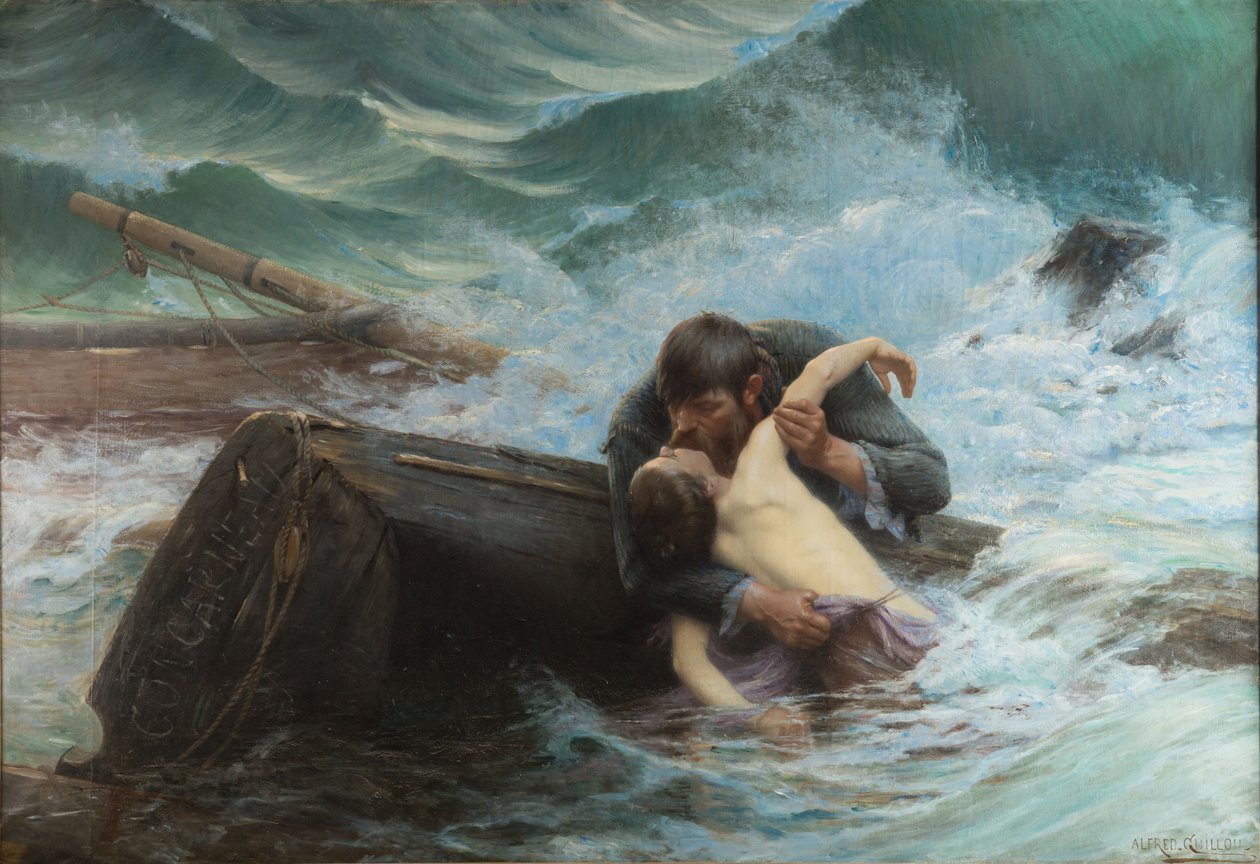 Engels: Adieu!  Adieu! door Alfred Guillou
