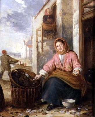 Newhaven visvrouw door Alfred H. Green
