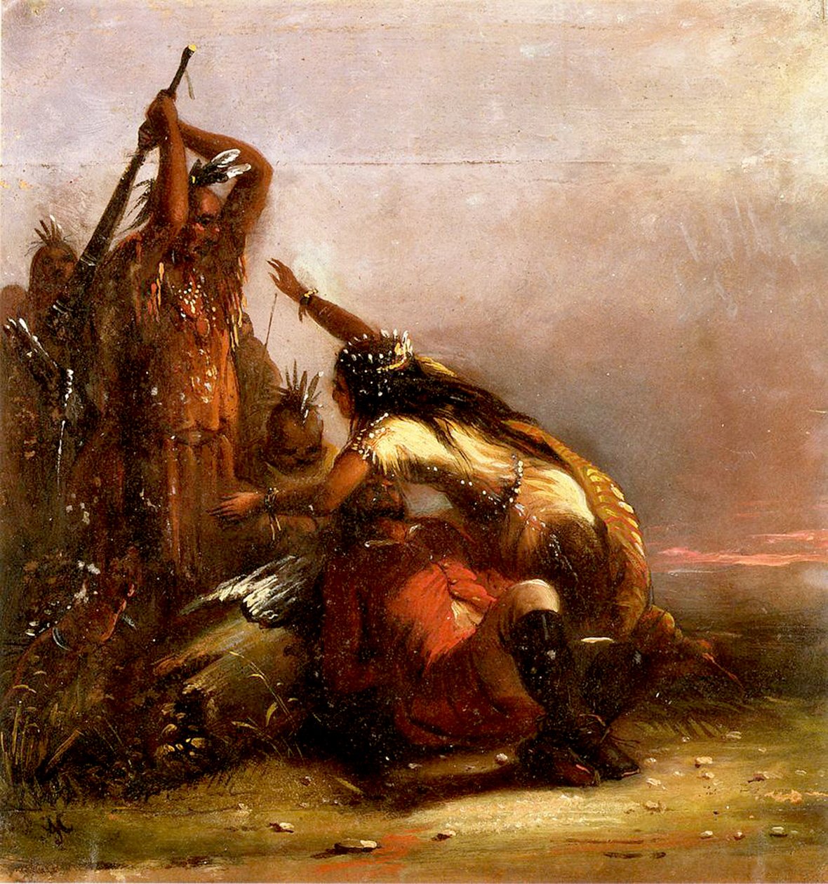 Pocahontas door Alfred Jacob Miller