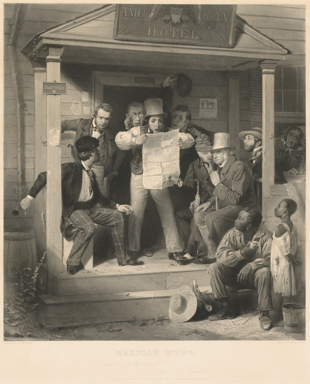 Mexicaans Nieuws door Alfred Jones, after Richard Caton Woodville