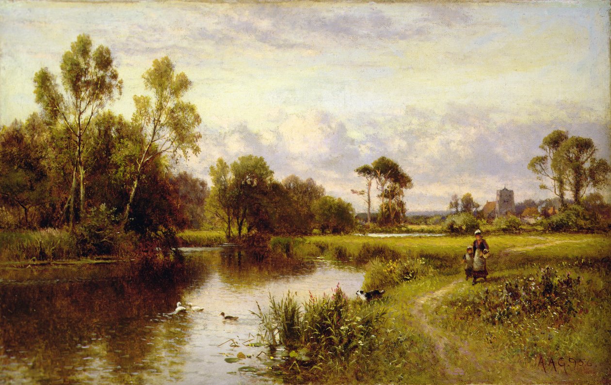 Dichtbij Thursby, Yorkshire door Alfred Jr. Glendening
