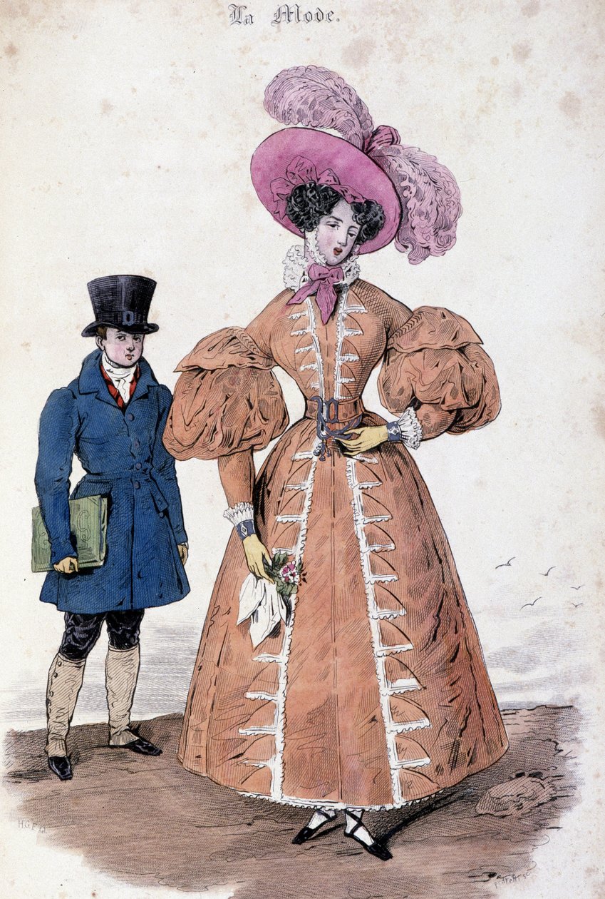 Mannen- en vrouwenmode door Alfred Leon Lemercier