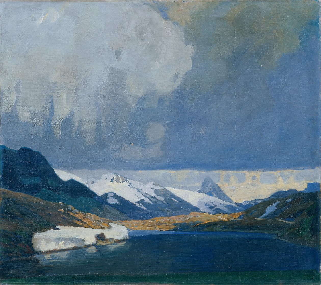 Bernina onweer door Alfred Poell