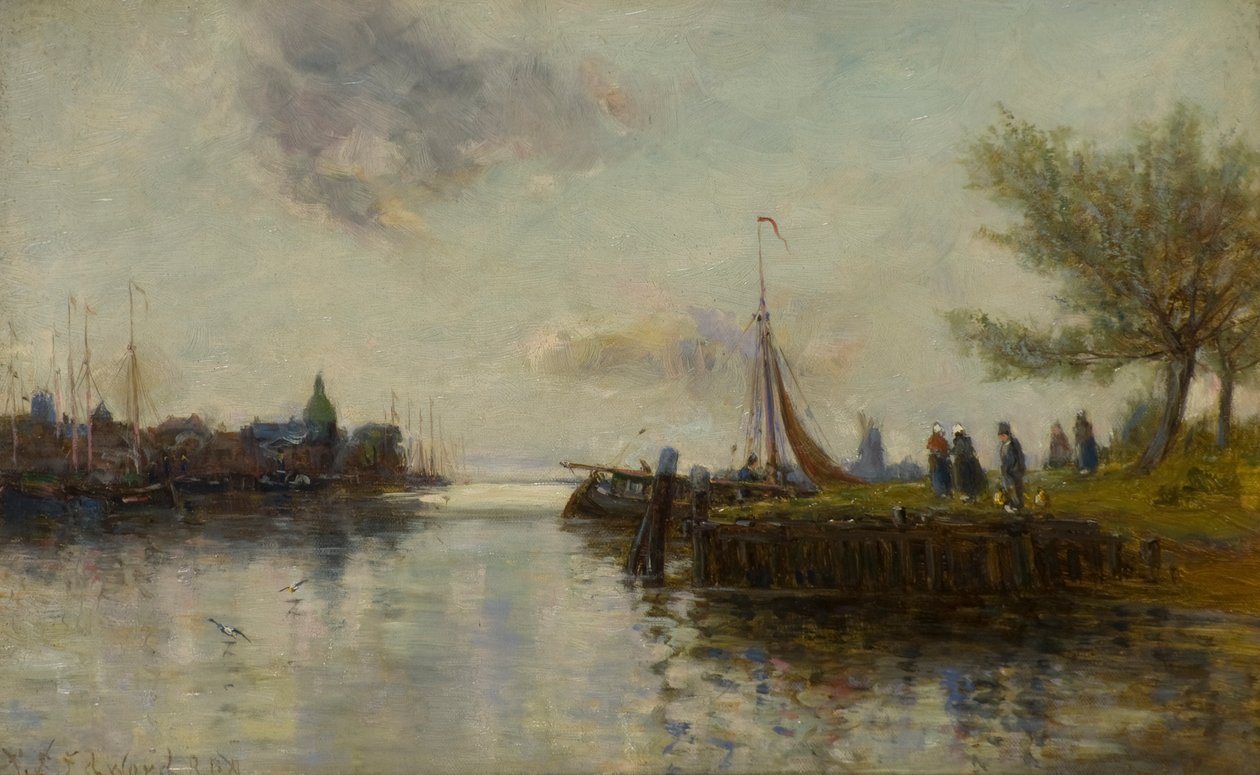 Dordrecht door Alfred Sanderson Edward