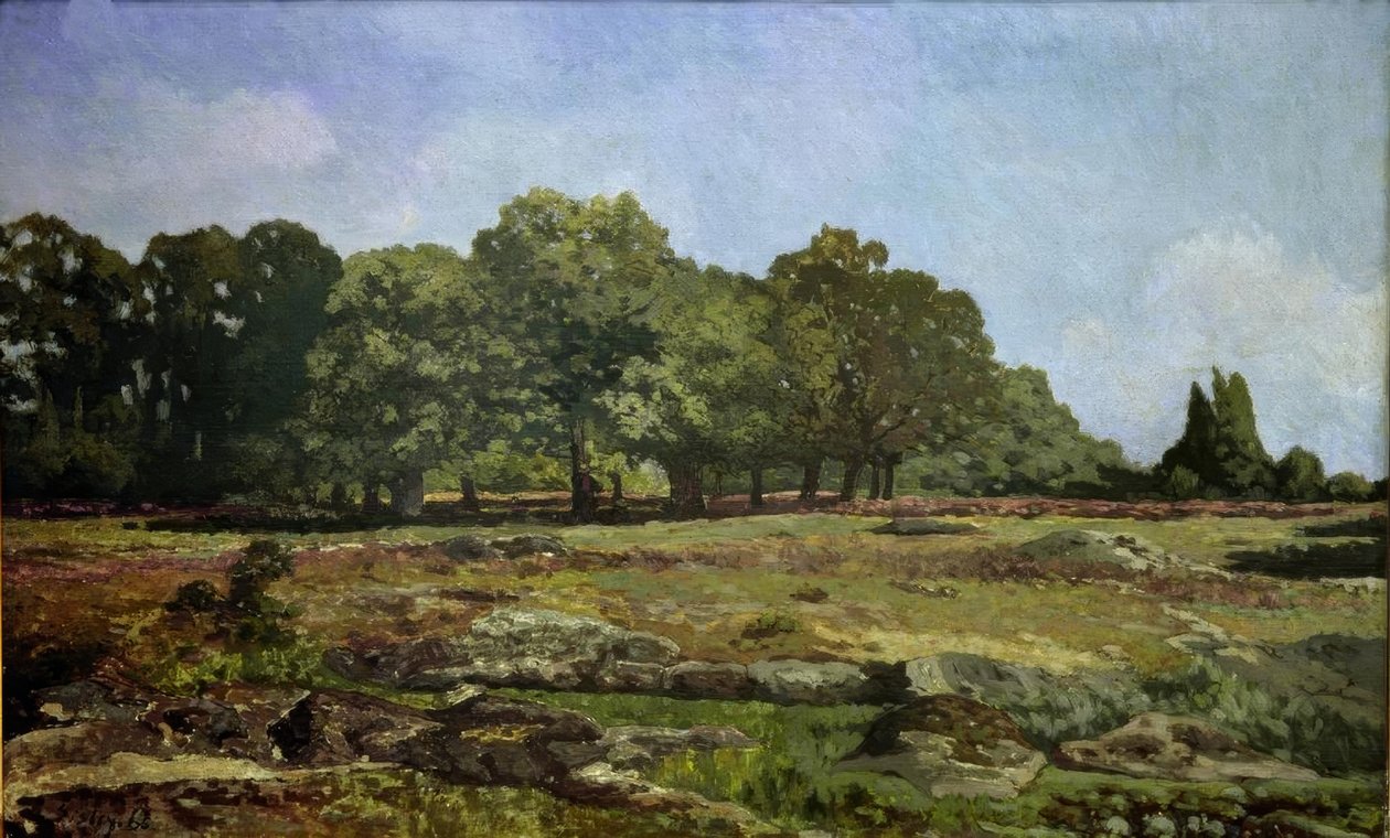 Kastanjelaan in La Celle-Saint Cloud door Alfred Sisley