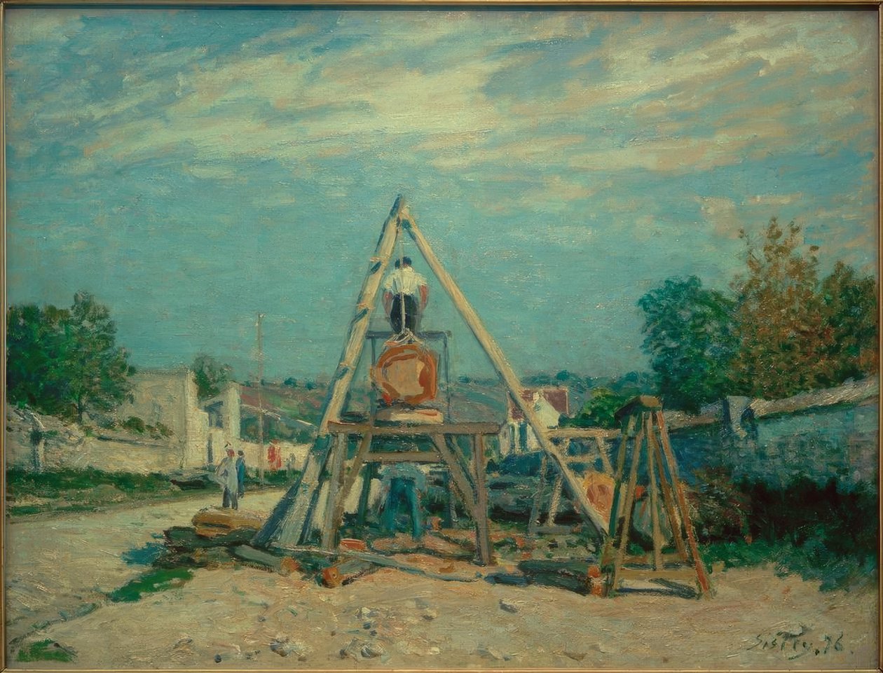 De Lange Zagers door Alfred Sisley