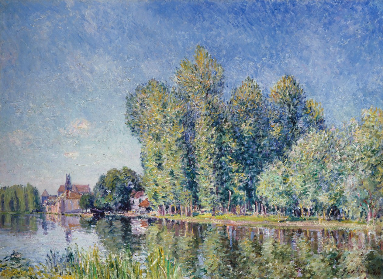 Loing bij Moret door Alfred Sisley