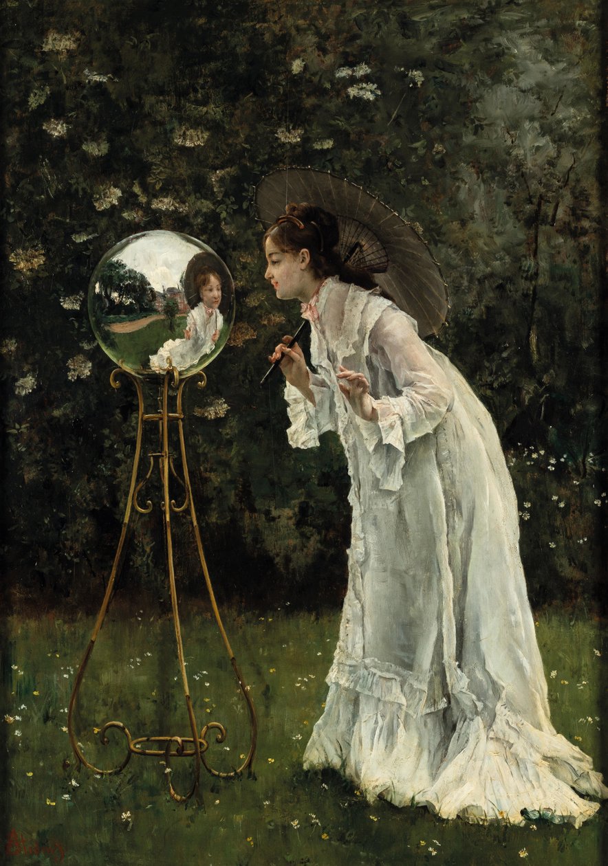 De Zilveren Bal door Alfred Emile Stevens