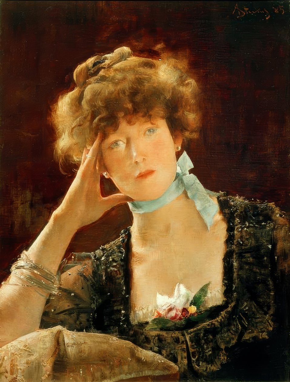Sarah Bernhardt door Alfred Emile Stevens