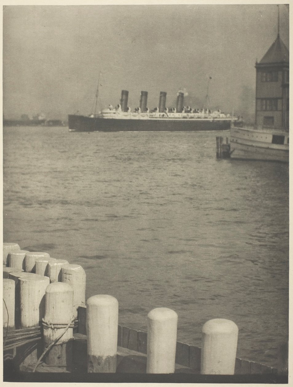 Uitgaande, De Mauretania door Alfred Stieglitz
