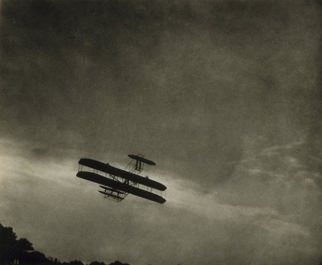 Het Vliegtuig, gepubliceerd oktober 1911 (fotogravure) door Alfred Stieglitz