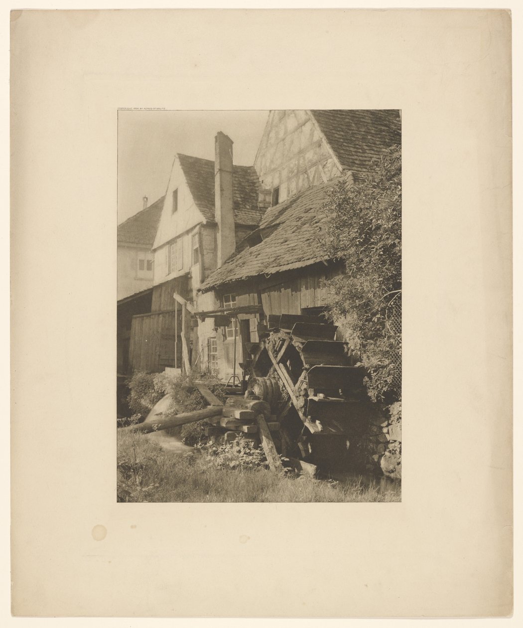 De oude molen door Alfred Stieglitz
