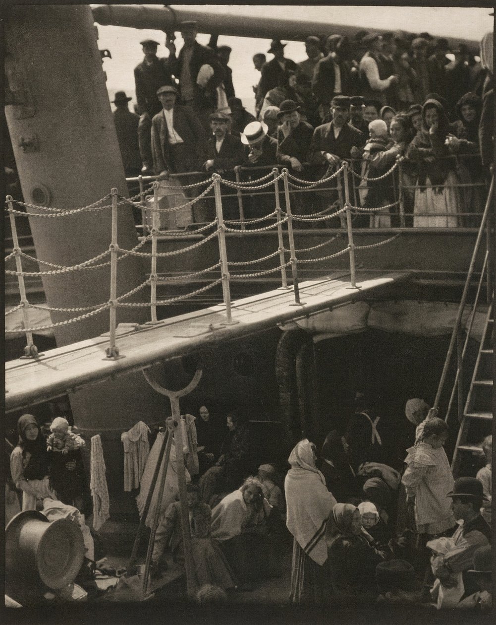 The Steerage, 1907, gedrukt 1915 door Alfred Stieglitz