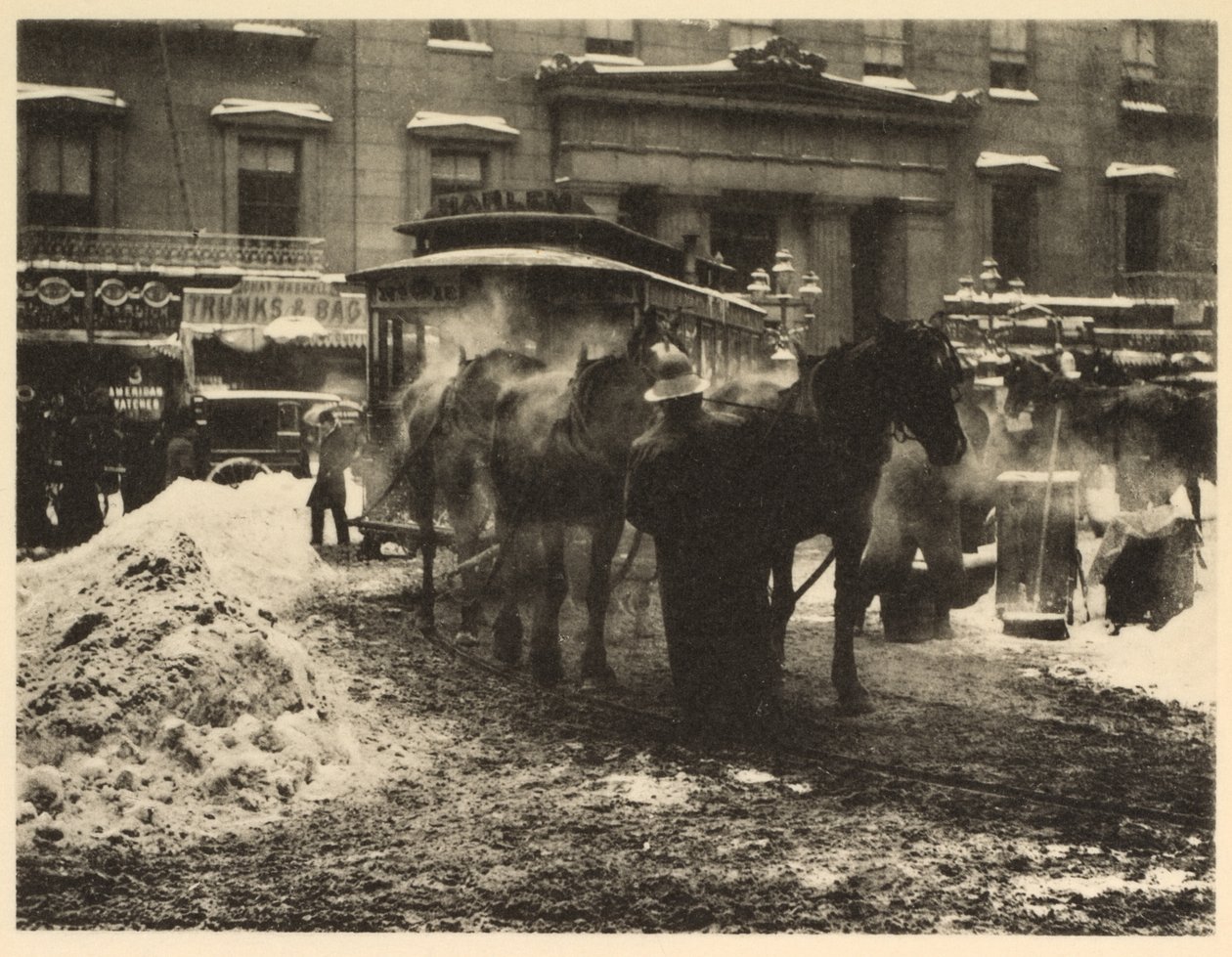 Het Terminal, 1893 door Alfred Stieglitz