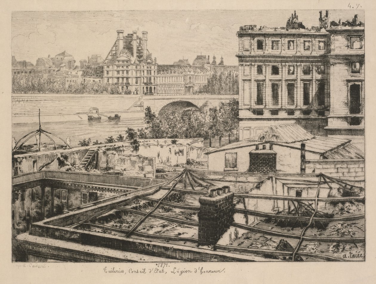 Tuilerieën, Raad van State, Legioen van Eer door Alfred Taiée
