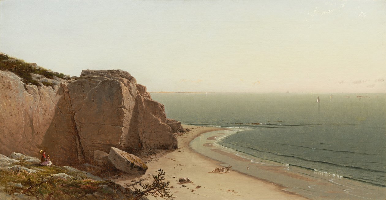 Een rustige dag nabij Manchester, 1873 door Alfred Thompson Bricher