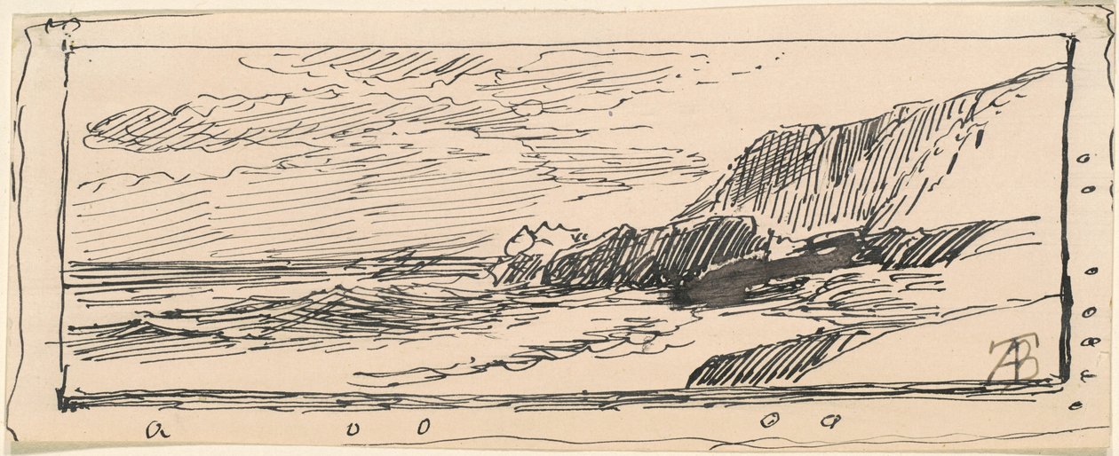 Rotsachtige Kust door Alfred Thompson Bricher