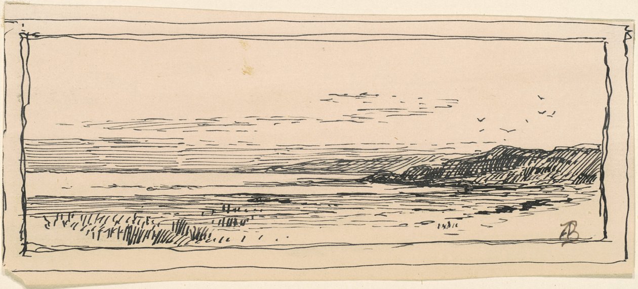 De kust door Alfred Thompson Bricher