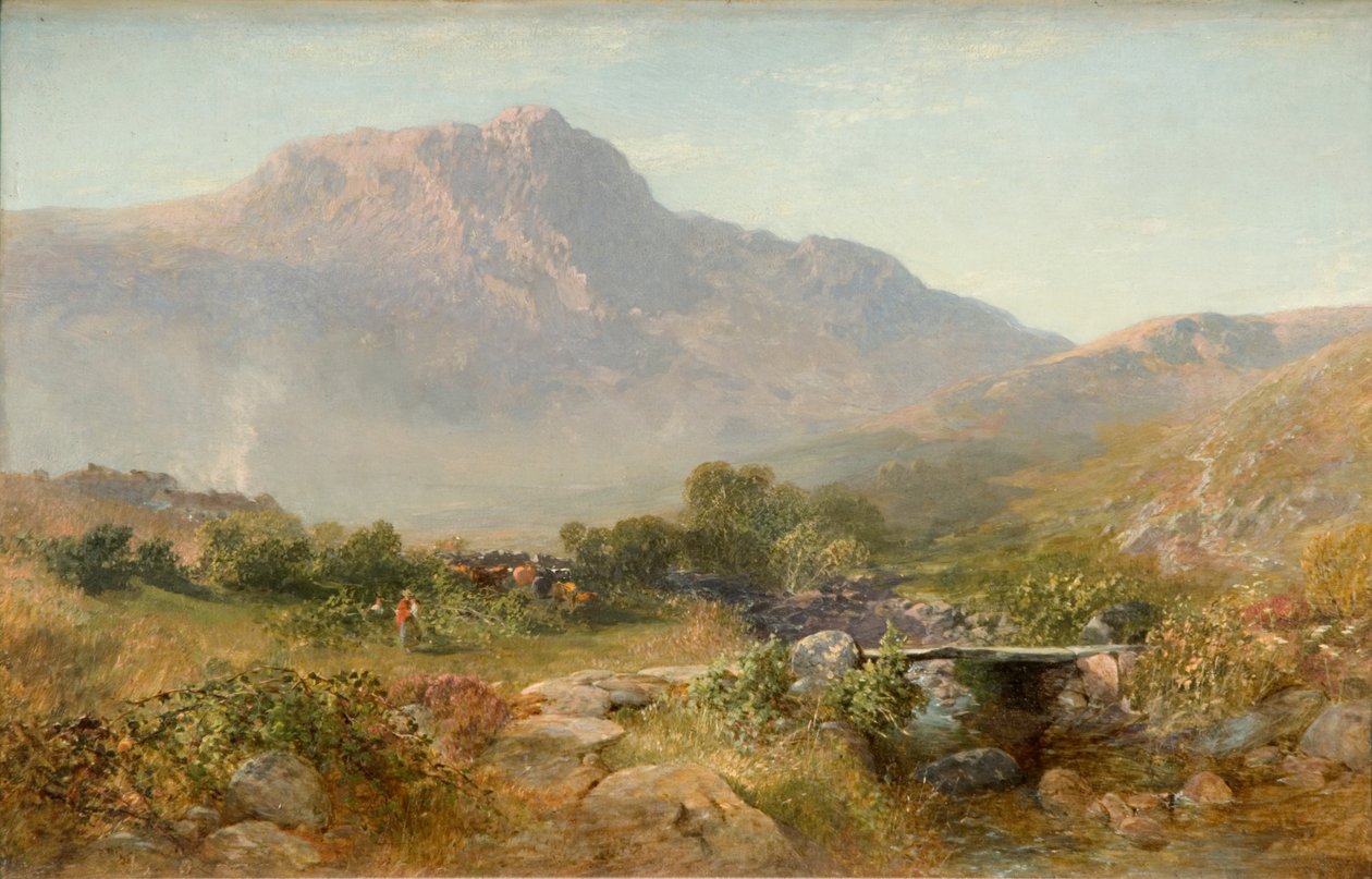 Capel Curig door Alfred William Hunt