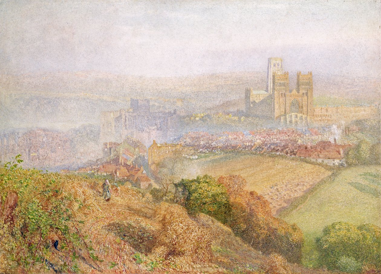 Durham, Mistig met Mijnrook door Alfred William Hunt