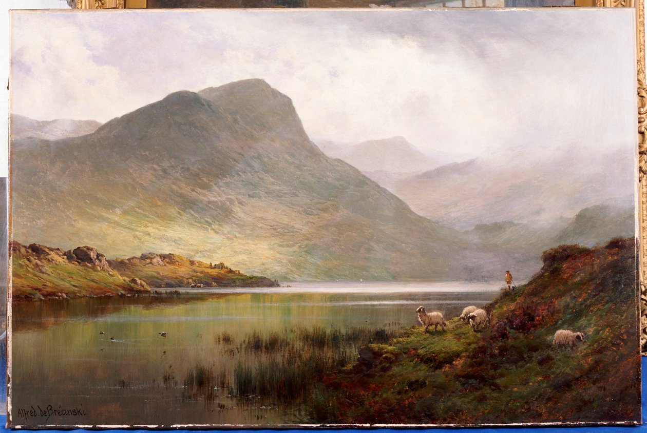 Loch Ness door Alfred de Breanski