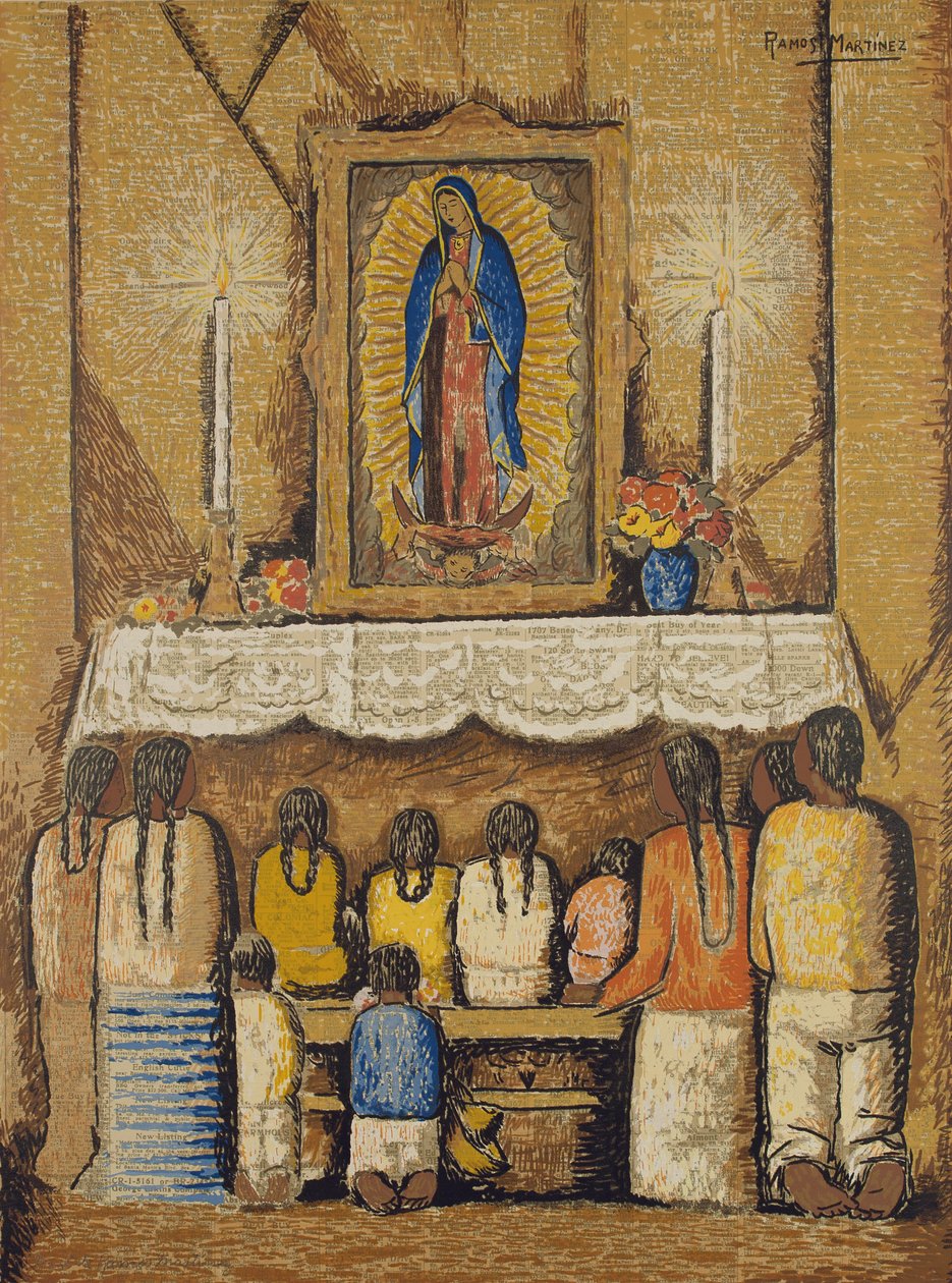 Zonder titel, na 1946 door Alfredo Ramos Martinez