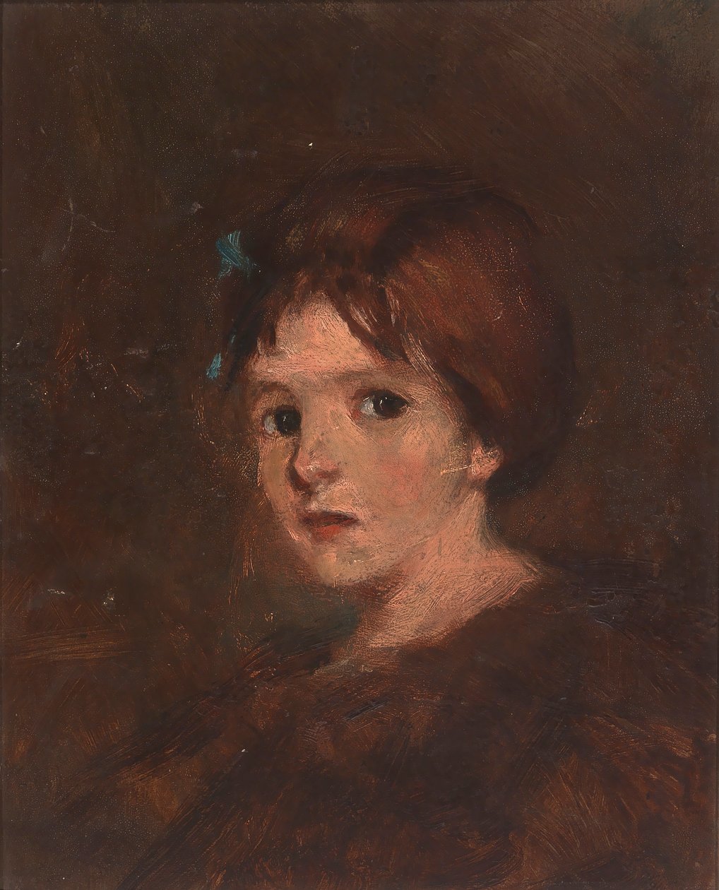 Kind in bruin door Alice Pike Barney