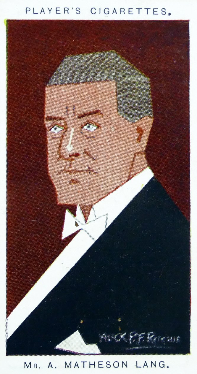 Matheson Lang door Alick Penrose Forbes Ritchie