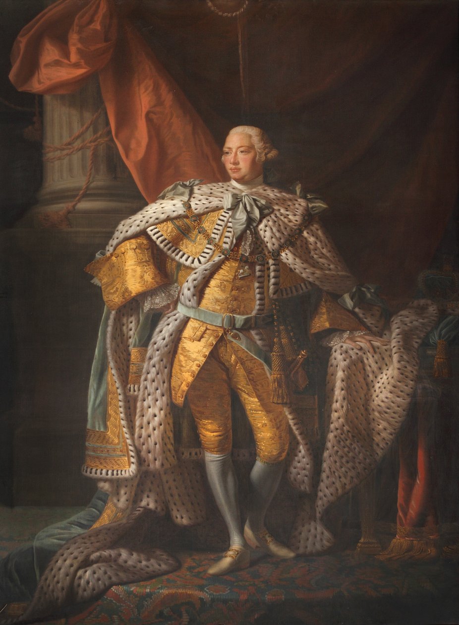 Koning George III door Allan Ramsay