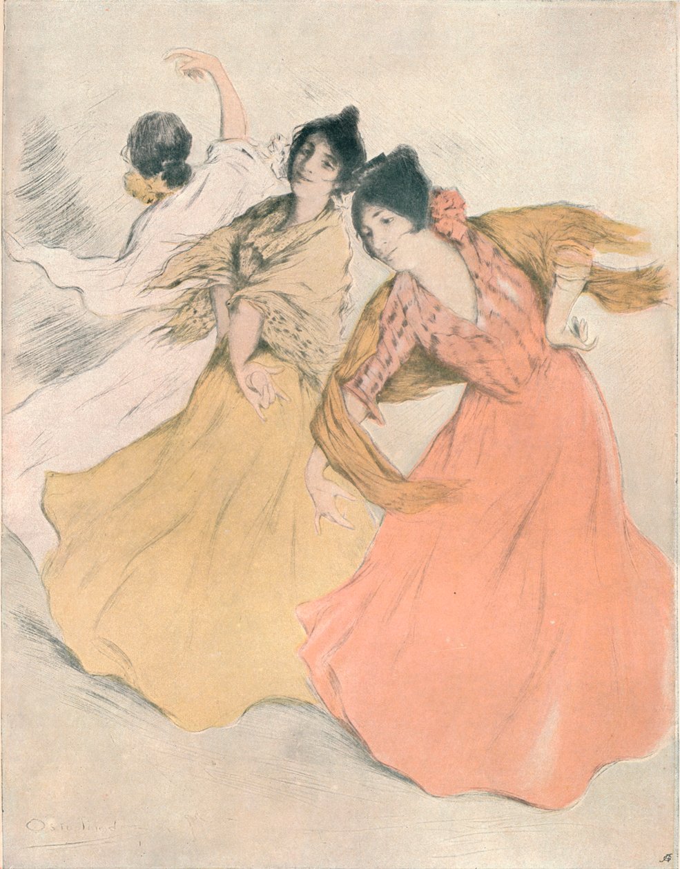 Spaanse Dansers, ca. 1875-1903, 1903 door Allan Osterlind