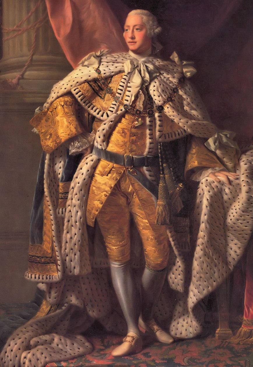 Koning George III door Allan Ramsay