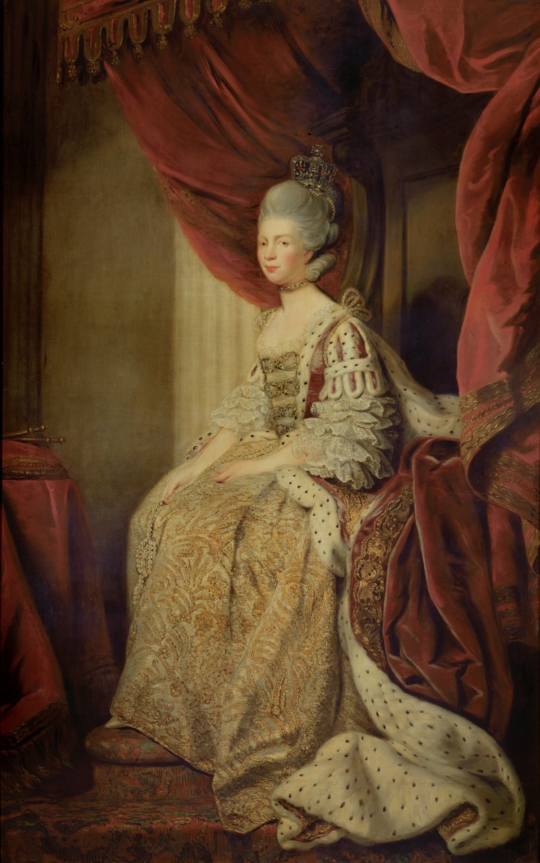 Koningin Charlotte door Allan Ramsay