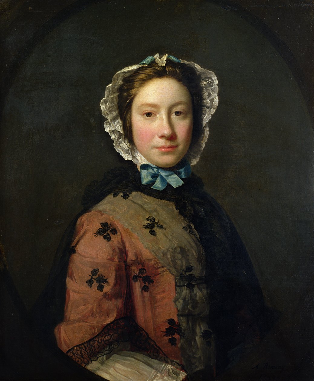 Rosamond Sargent, geboren Chambers, 1749 door Allan Ramsay