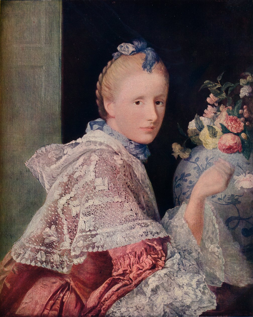 De vrouw van de schilder, 1760 door Allan Ramsay