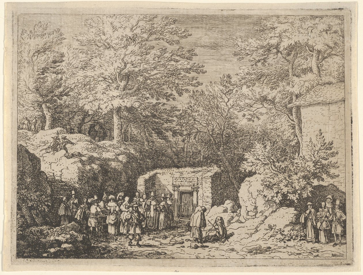 De vierde lente, 17e eeuw door Allart van Everdingen