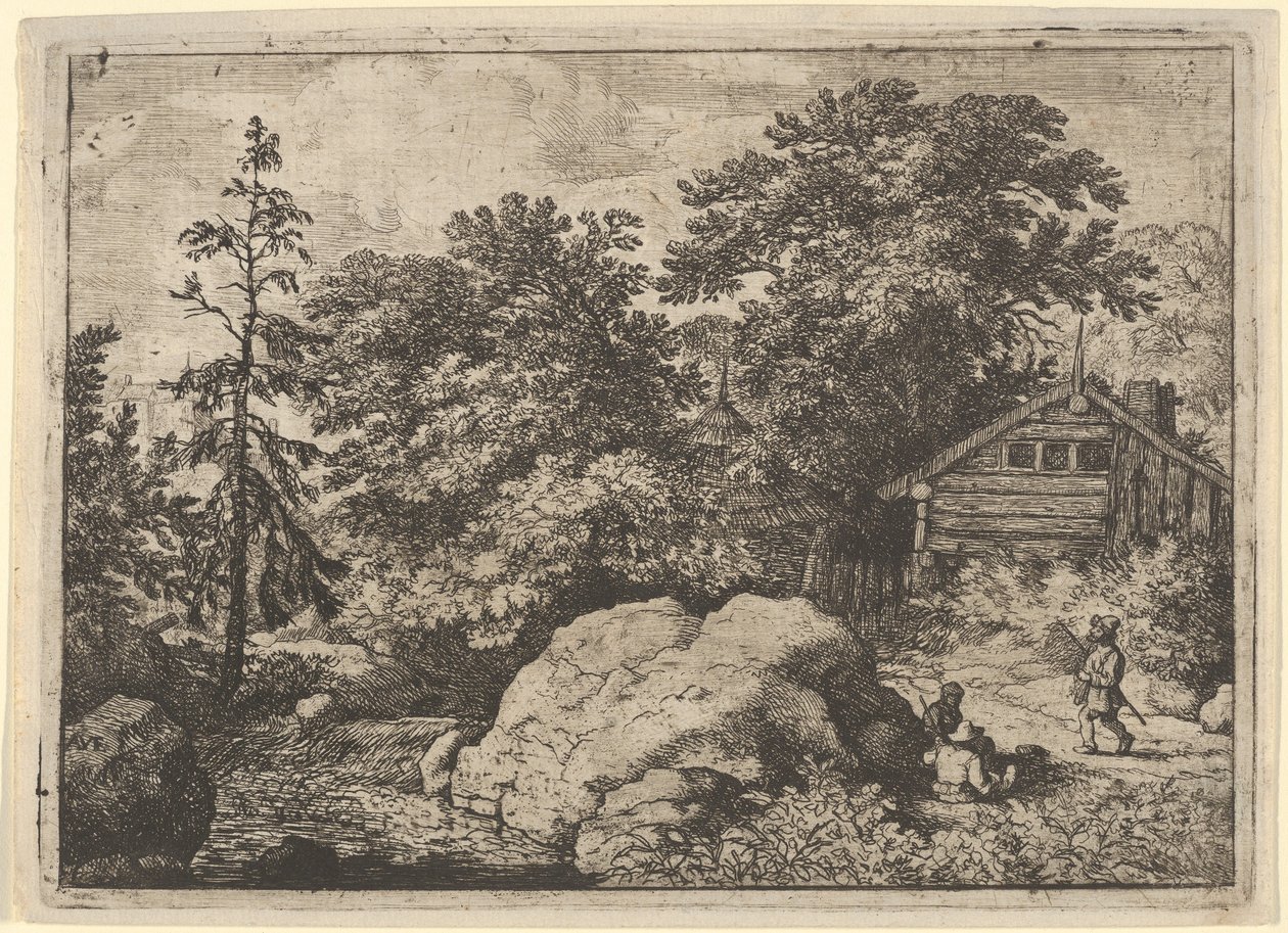 De heuvel, 17e eeuw door Allart van Everdingen