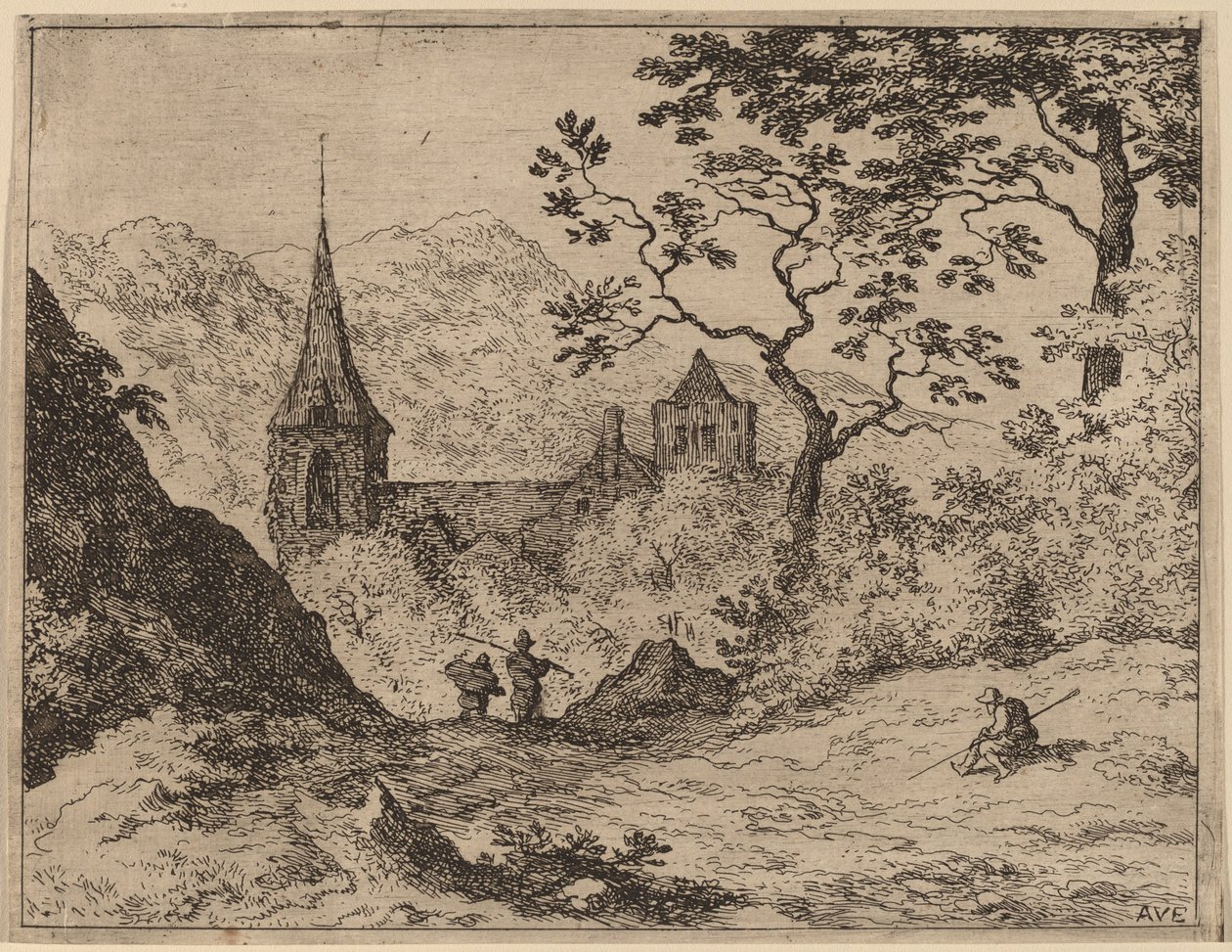 De Toren door Allart van Everdingen