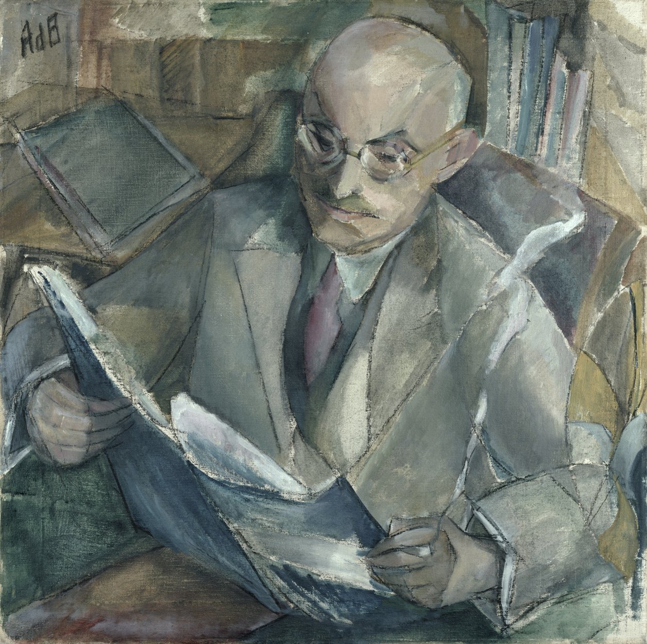 Portret van Dr. Georg Wendemuth (1860-1929) door Alma Del Banco