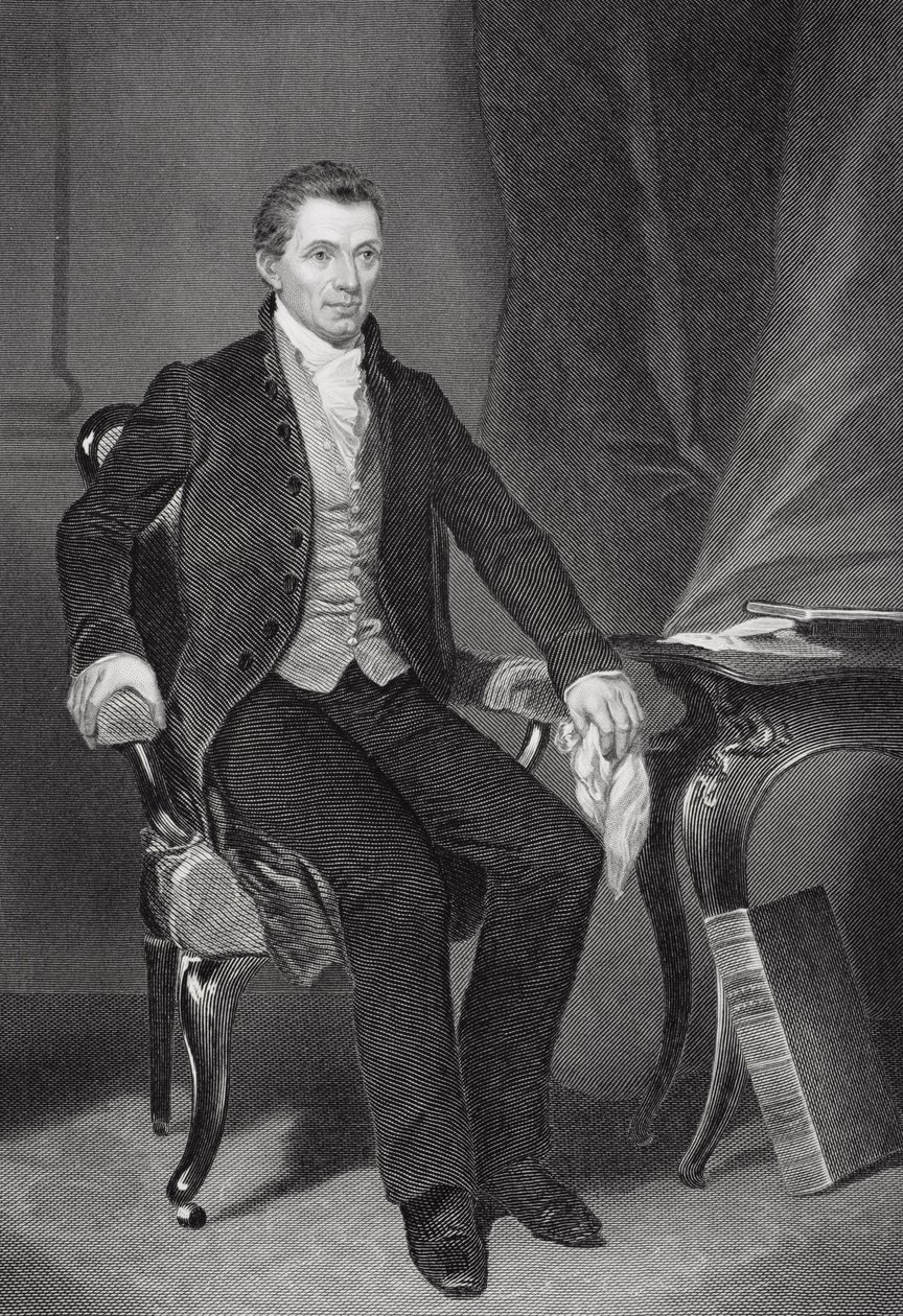 James Monroe (1758-1831) door Alonzo Chappel