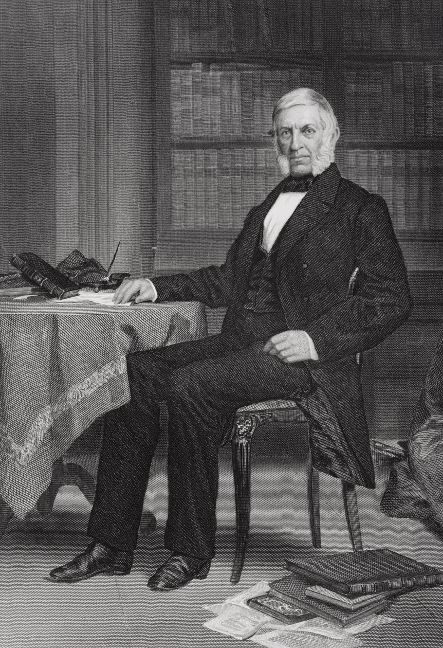 Portret van George Bancroft door Alonzo Chappel