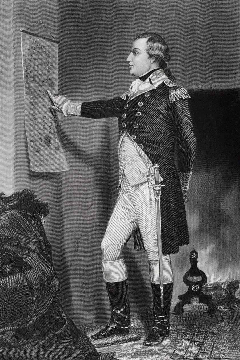 Portret van Richard Montgomery (1736-75) door Alonzo Chappel