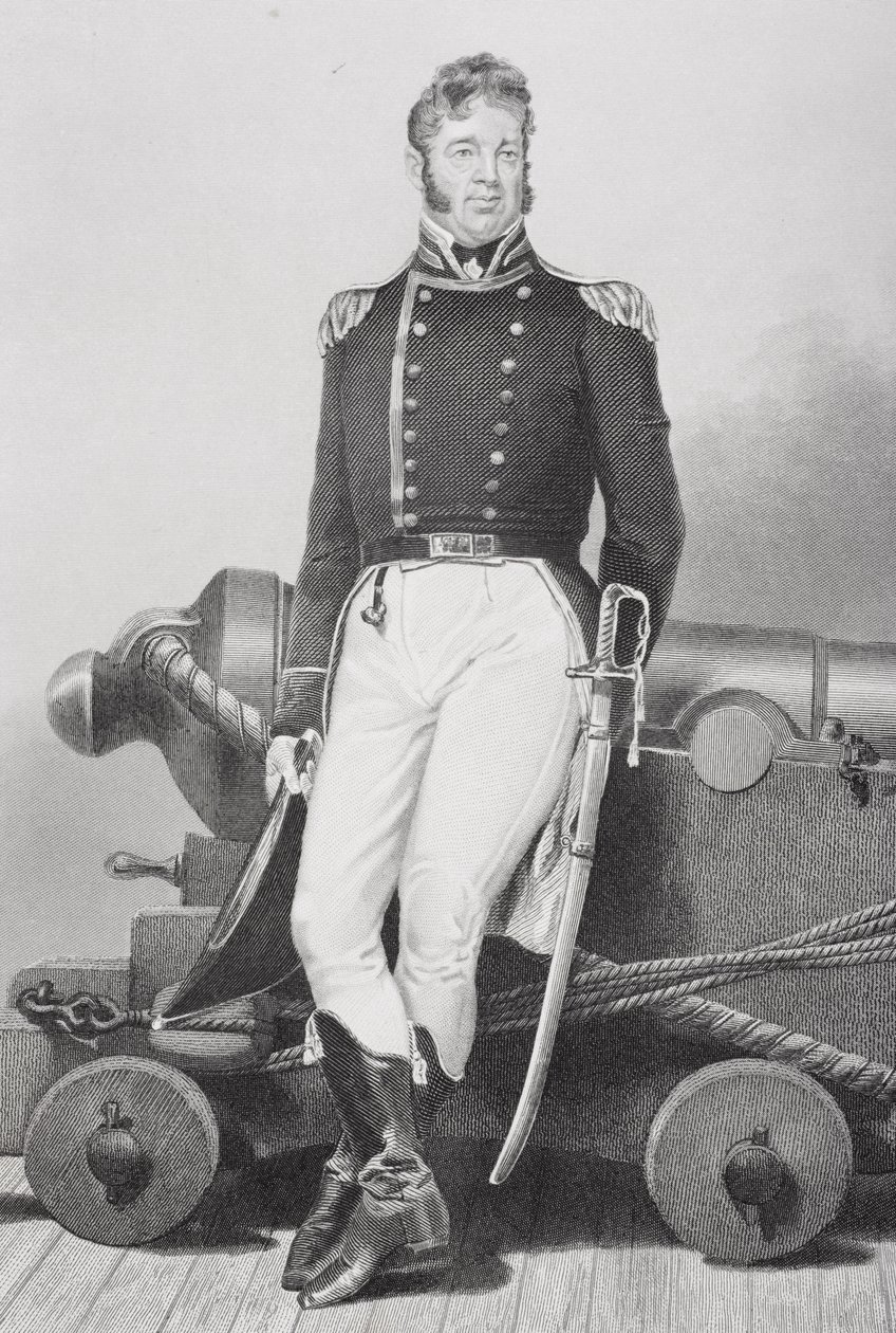 Portret van William Bainbridge (1774-1833) door Alonzo Chappel