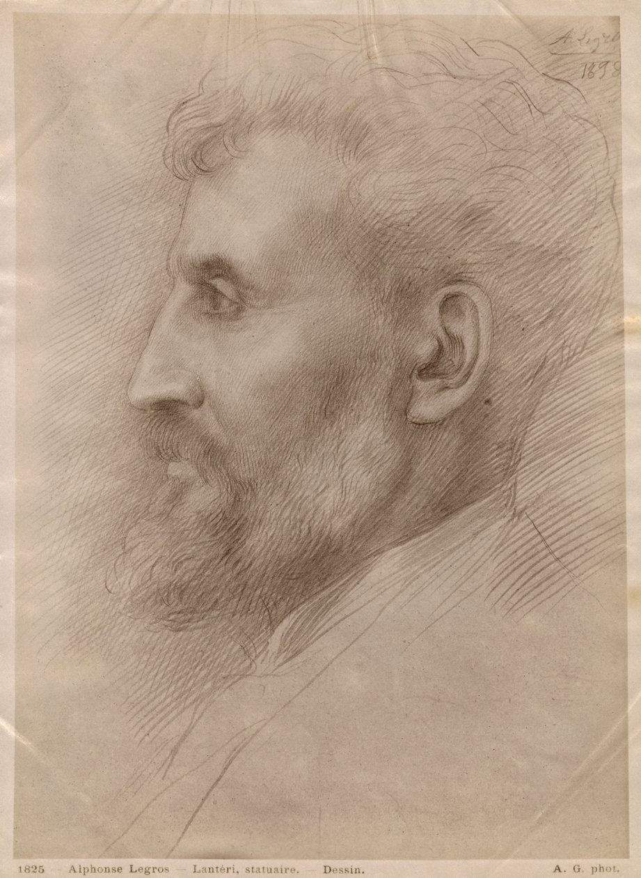 Edouard Lanteri, 1898 door Alphonse Legros