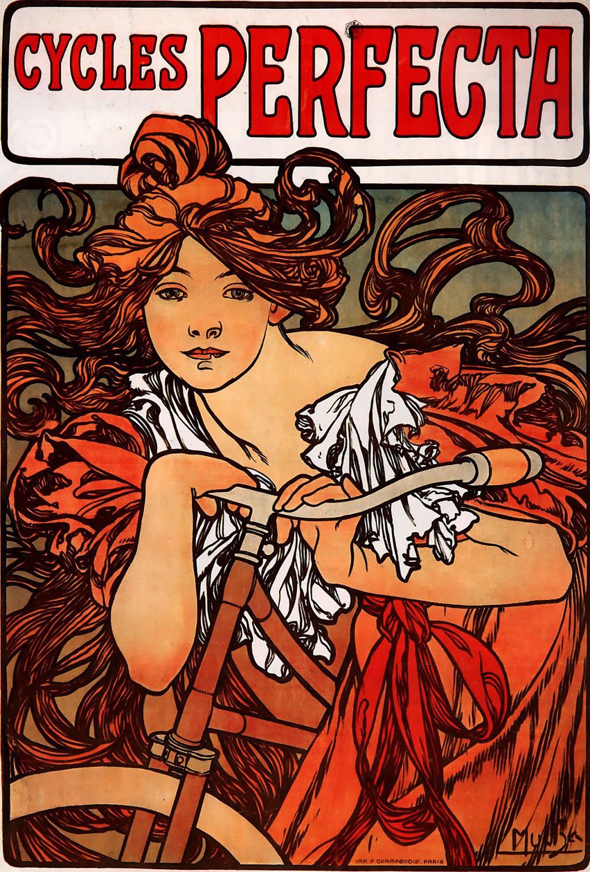 Cycles Perfecta door Alphonse Mucha