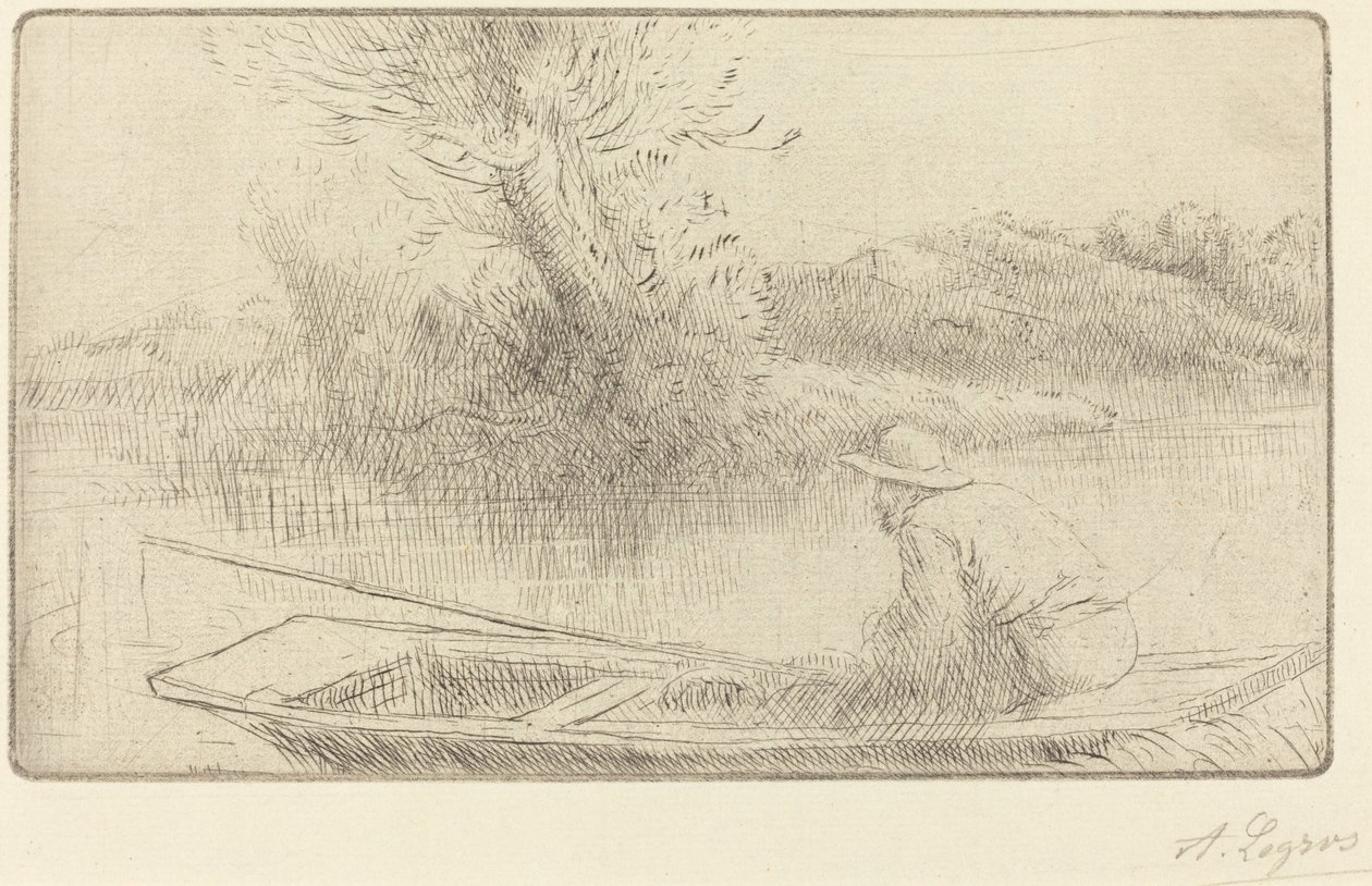 Langs de Theems door Alphonse Legros