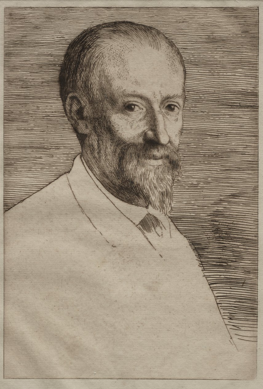 Auguste Poulet-Malassis door Alphonse Legros