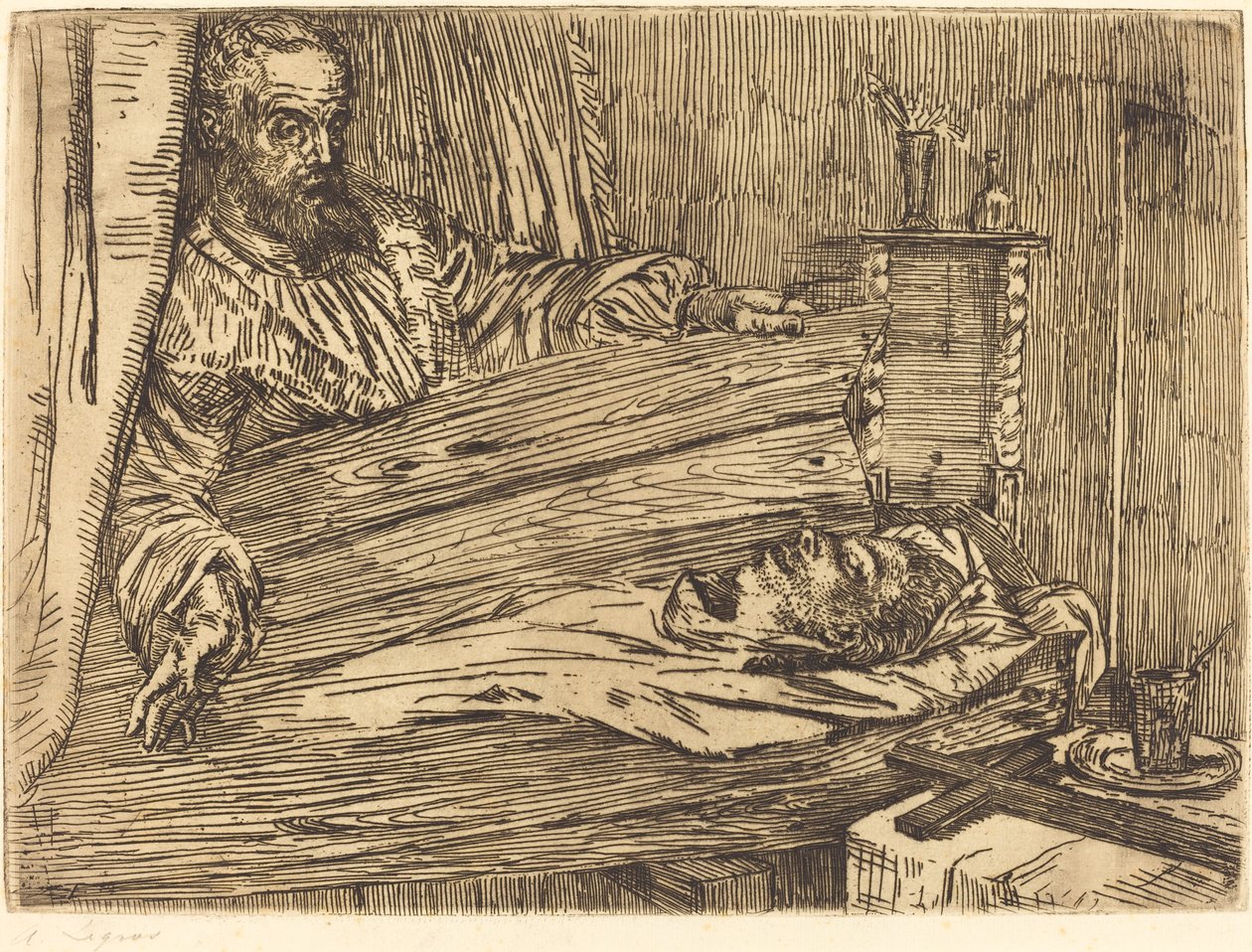 Berenice, 2e plaat door Alphonse Legros