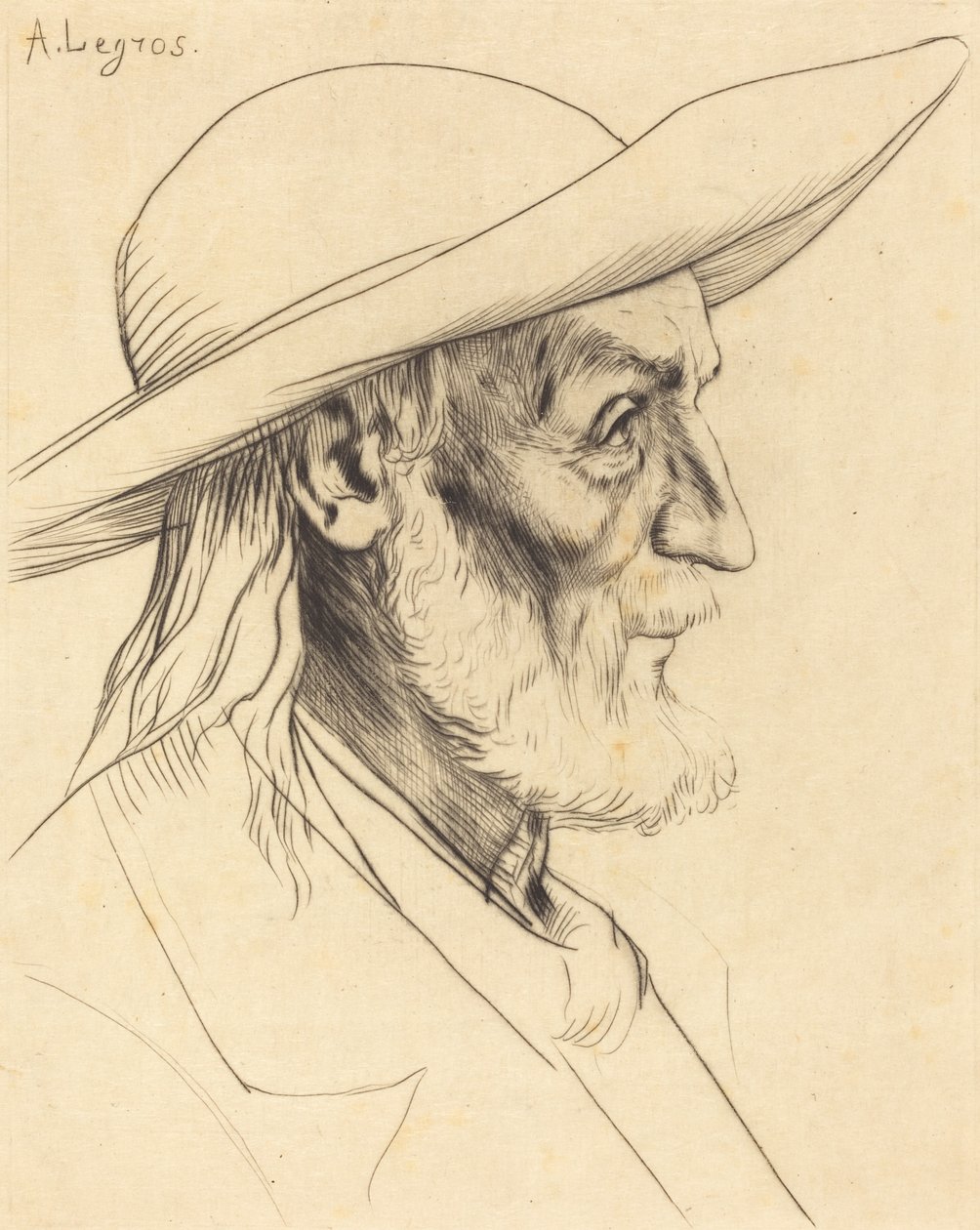 Bretonse boer door Alphonse Legros